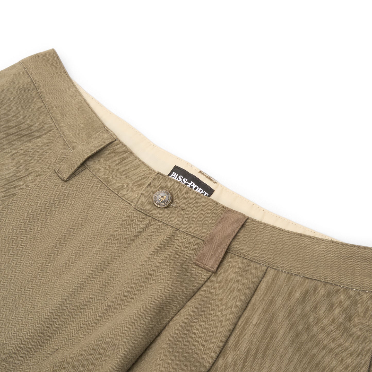 Pass-Port Herringbone Leagues Club Short R44 (OLIVE)