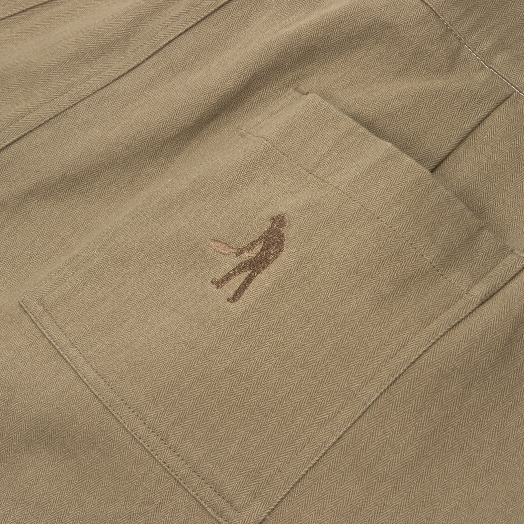 Pass-Port Herringbone Leagues Club Short R44 (OLIVE)