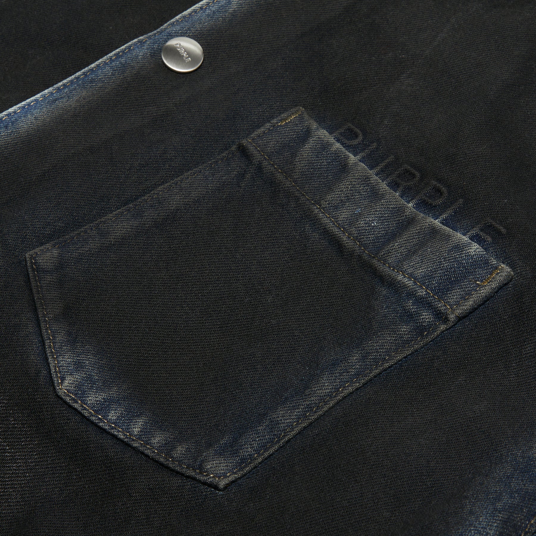 PURPLE BRAND Coated Shirt Jacket (Black) – Concepts