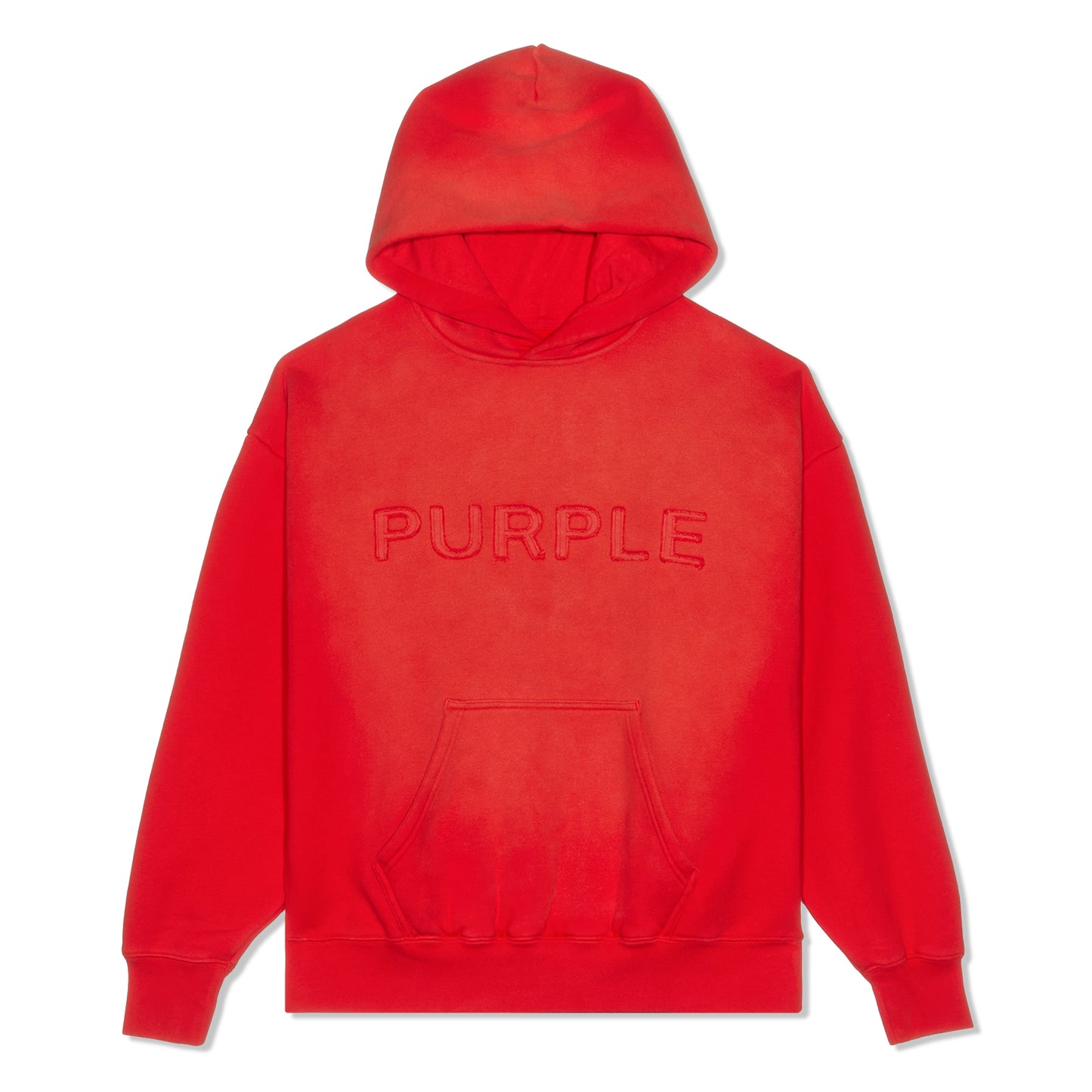 PURPLE Brand HWT Fleece PO Hoody (Red)