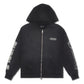 PURPLE Brand HWT Fleece Full Zip Hoody (Black)