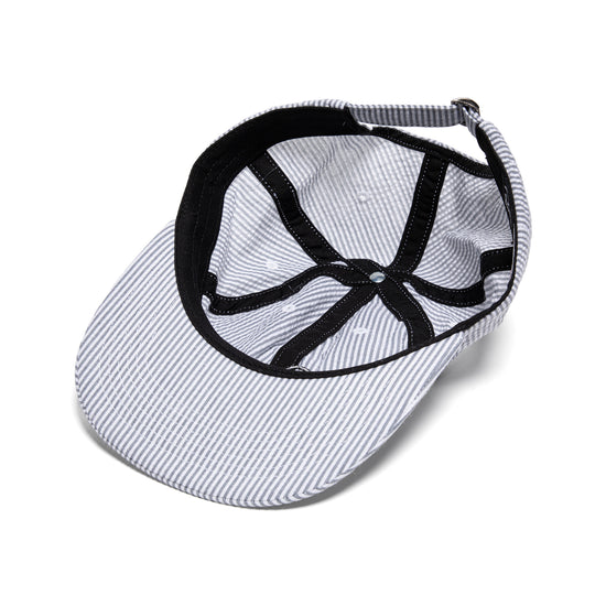 by Parra Classic Logo 6 Panel Hat (White Grey)