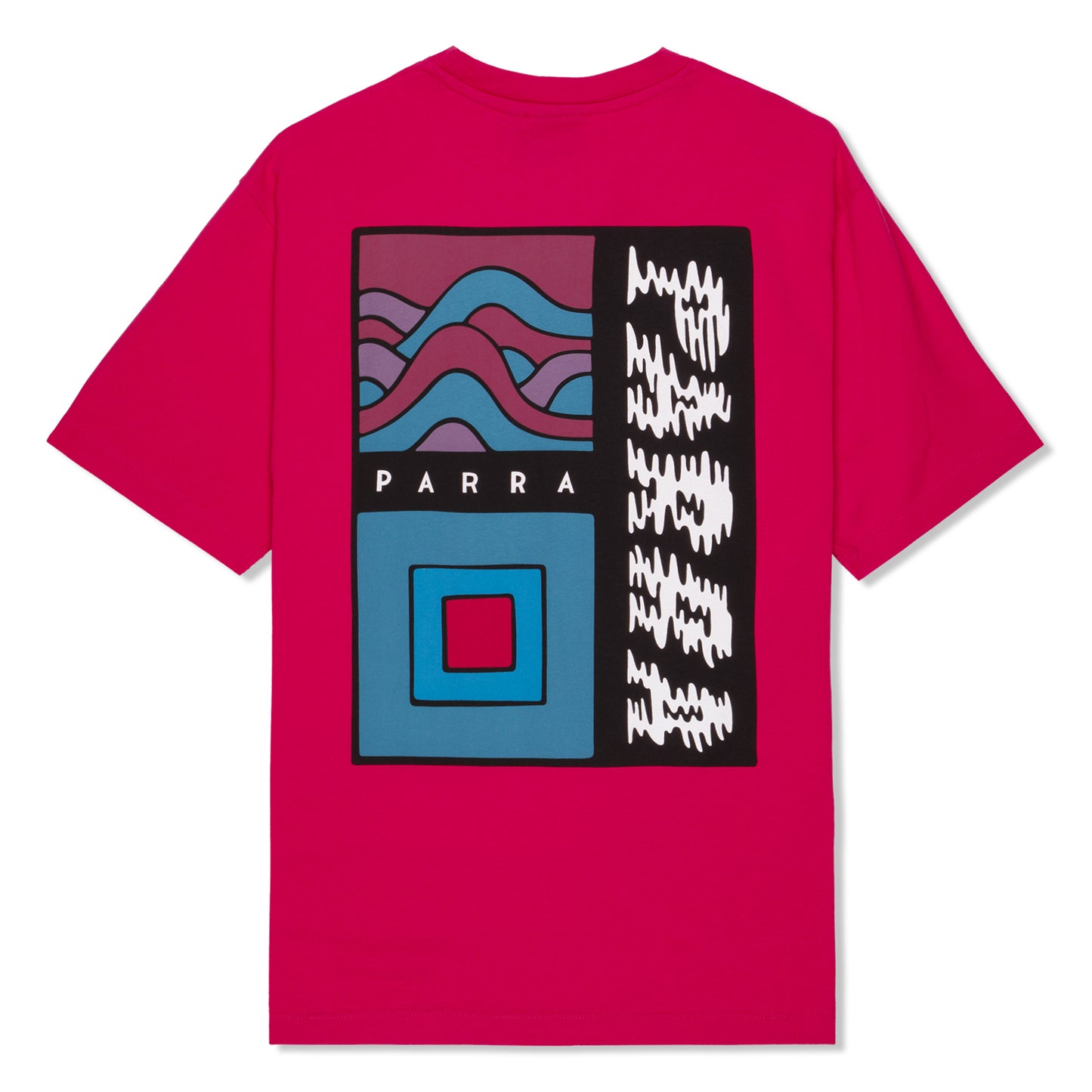 by Parra Wave Block Tremors T-Shirt (Purple Pink)