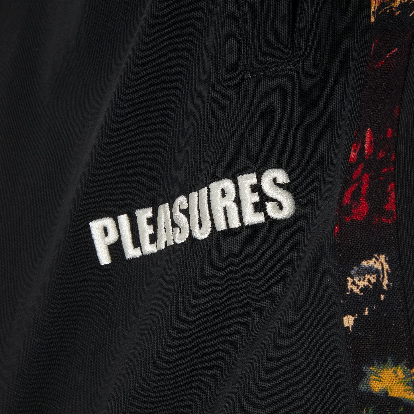 Pleasures Tape Track Pants (Black)