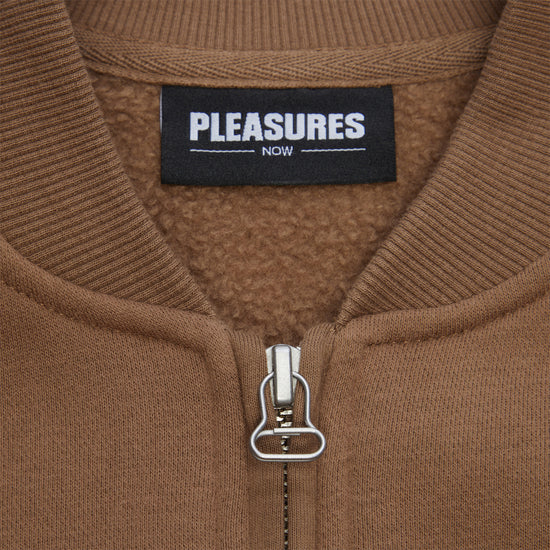 Pleasures Karat Quarter Zip Fleece (Brown)