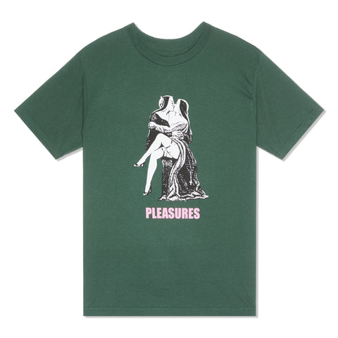 Pleasures French Kiss T-Shirt (Hunter Green)