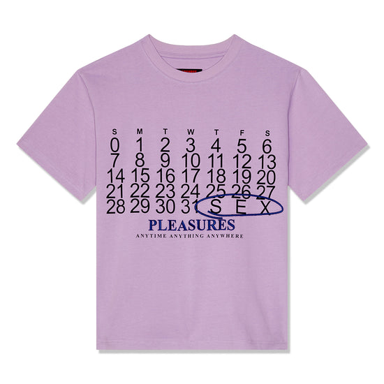 Pleasures Calendar Heavyweight T-Shirt (Lavender)
