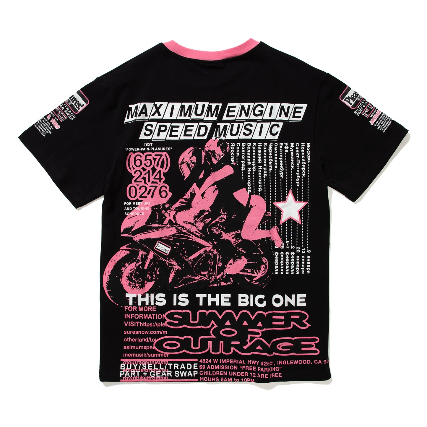 Pleasures Speed Music Heavyweight Shirt (Black)