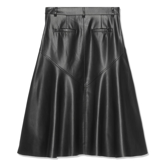 Proenza Schouler Faux Leather Jesse Skirt (Black)