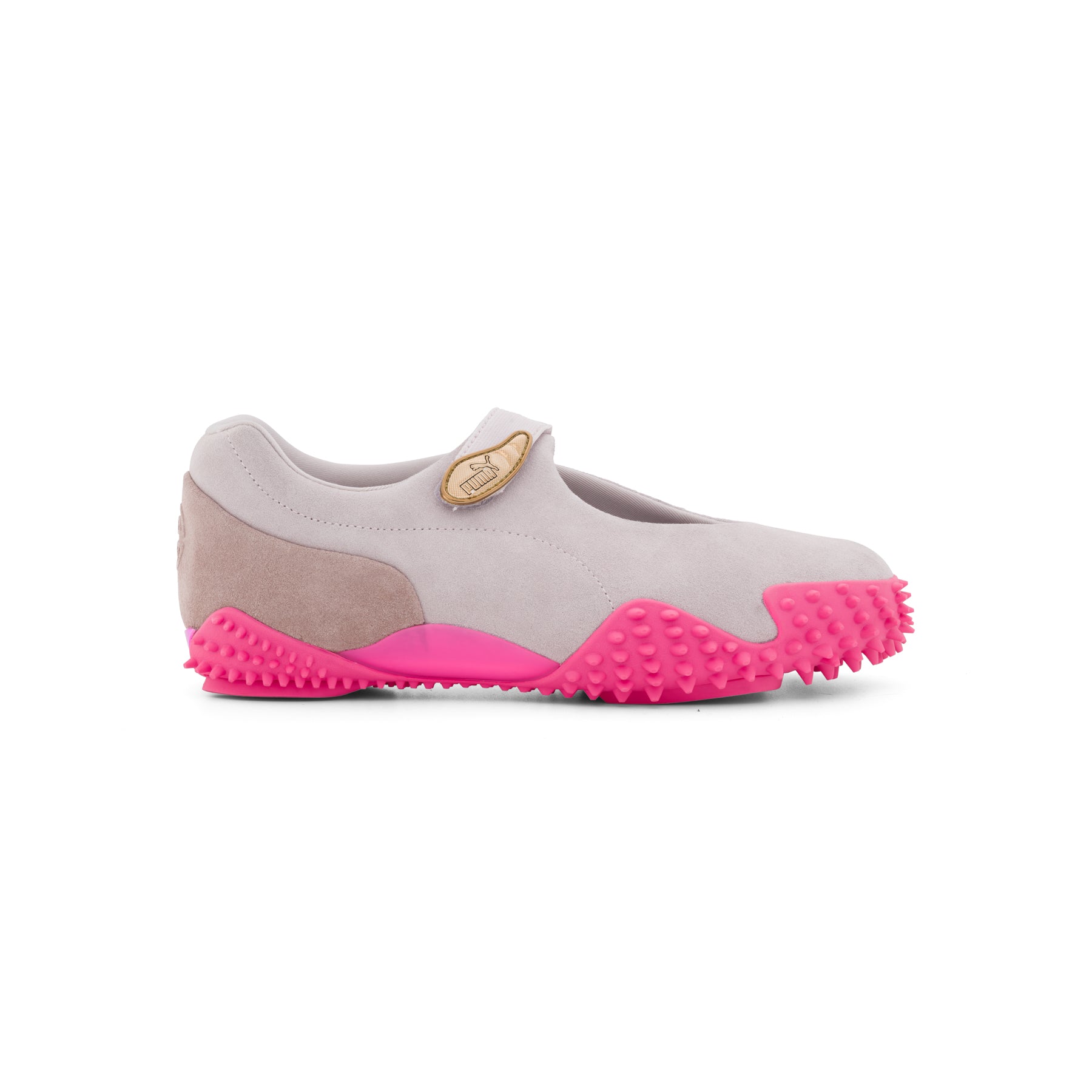 CNCPTS / PUMA Womens Mostro Fey Suede Cygnet (Marble Grey/Glowing Pink)