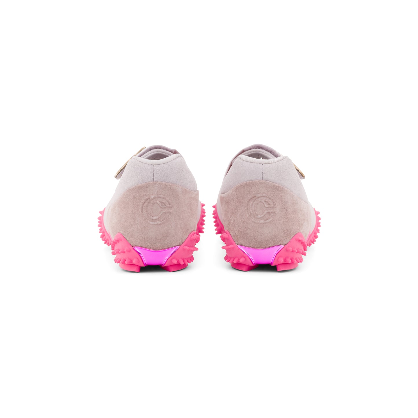 CNCPTS / PUMA Womens Mostro Fey Suede Cygnet (Marble Grey/Glowing Pink)