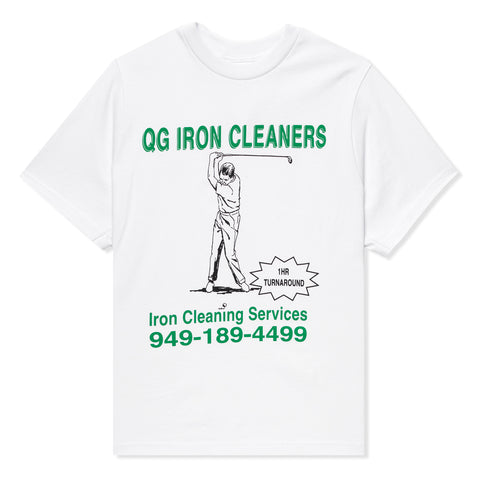 Quiet Golf Cleaners T-Shirt (White)