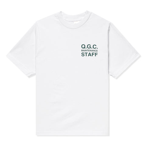 Quiet Golf Q.G.C. Staff T-Shirt (White)