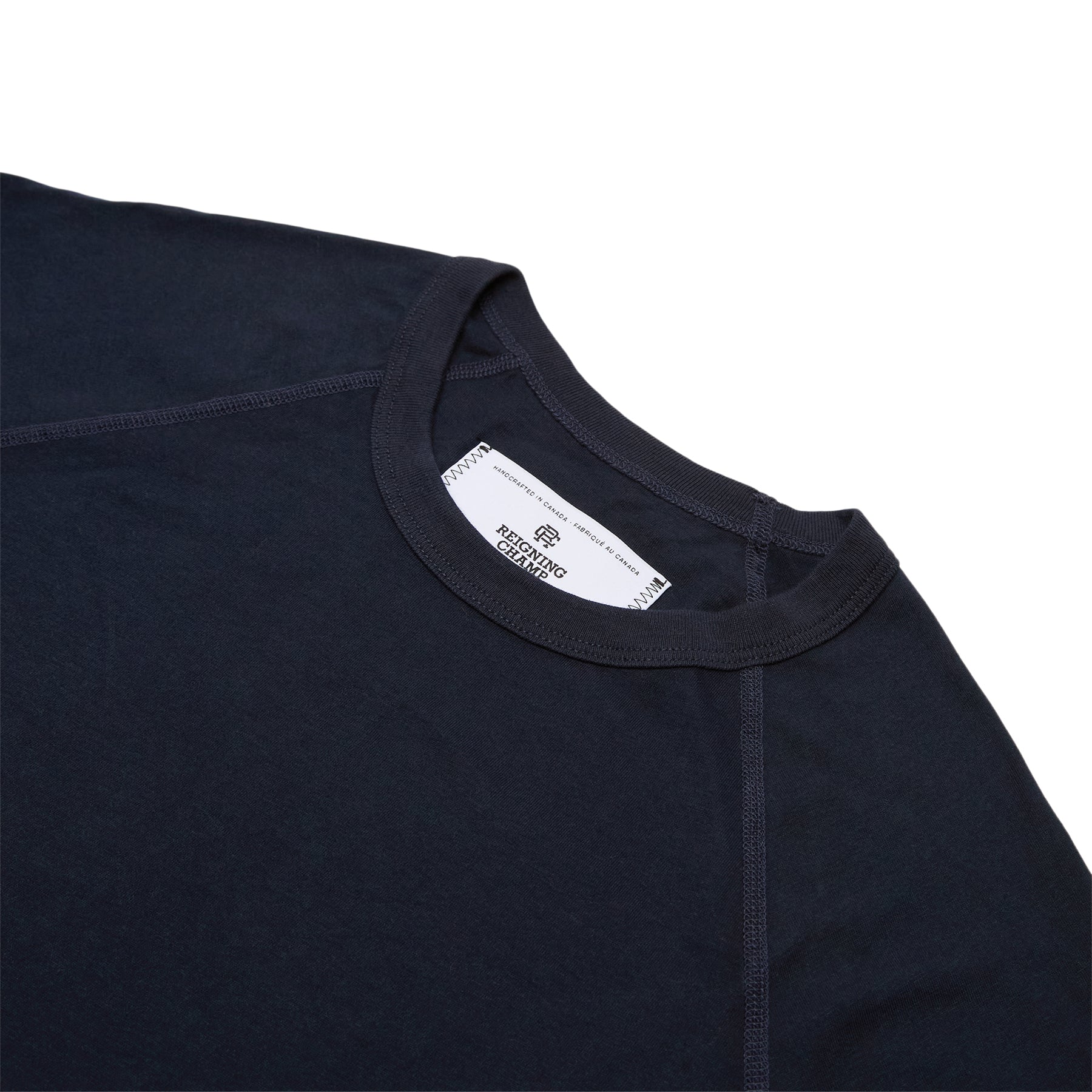 Reigning Champ Reigning Champ Men's Knit Cotton Jersey Raglan Tee (Navy)