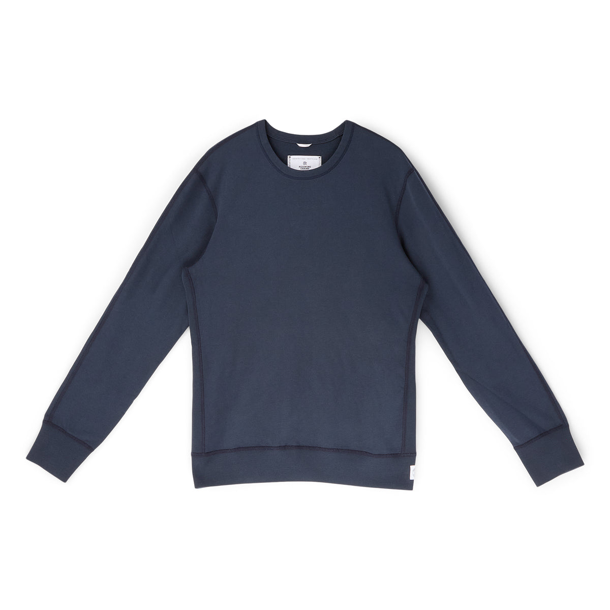 Reigning Champ Men's Knit Lt Wt Terry Long Sleeve Crewneck (Steel)