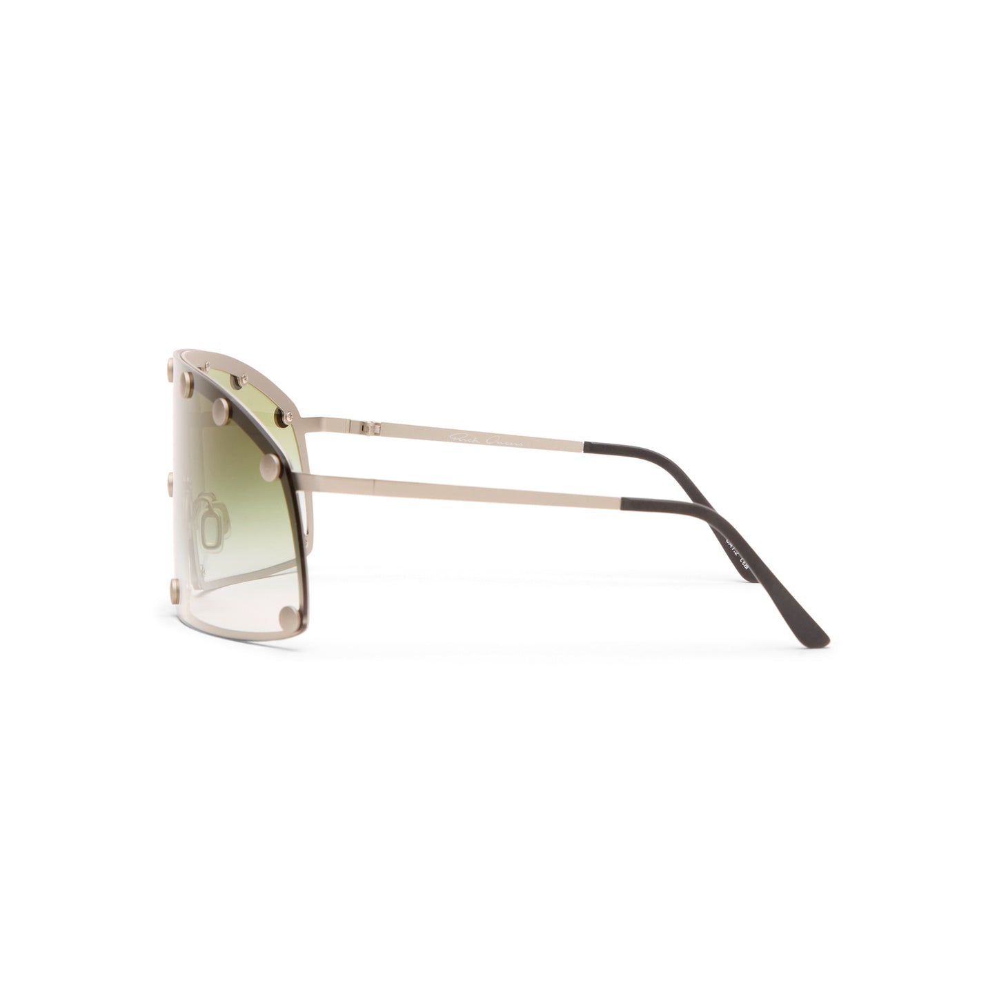 Rick Owens Shield Sunglasses (Silver/Bosco Degrade)