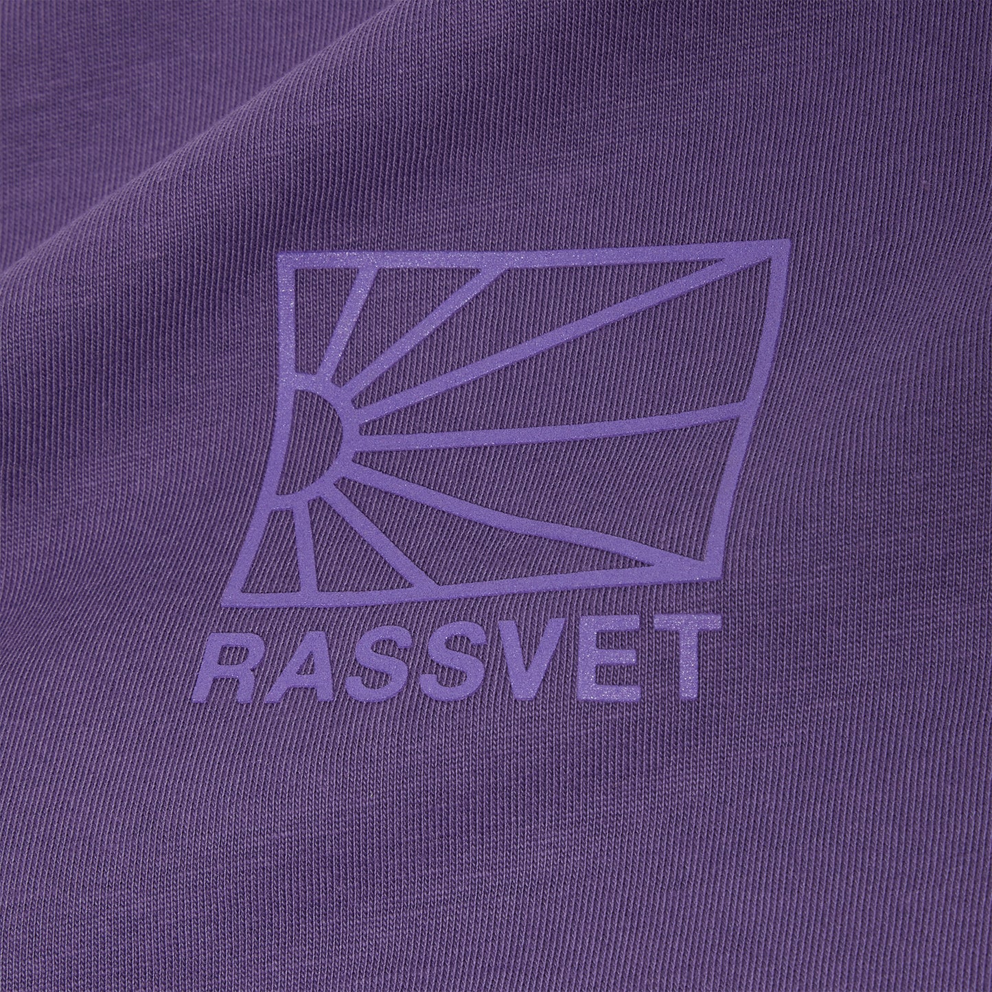 Rassvet Small Logo Knit Tee Shirt (Purple)
