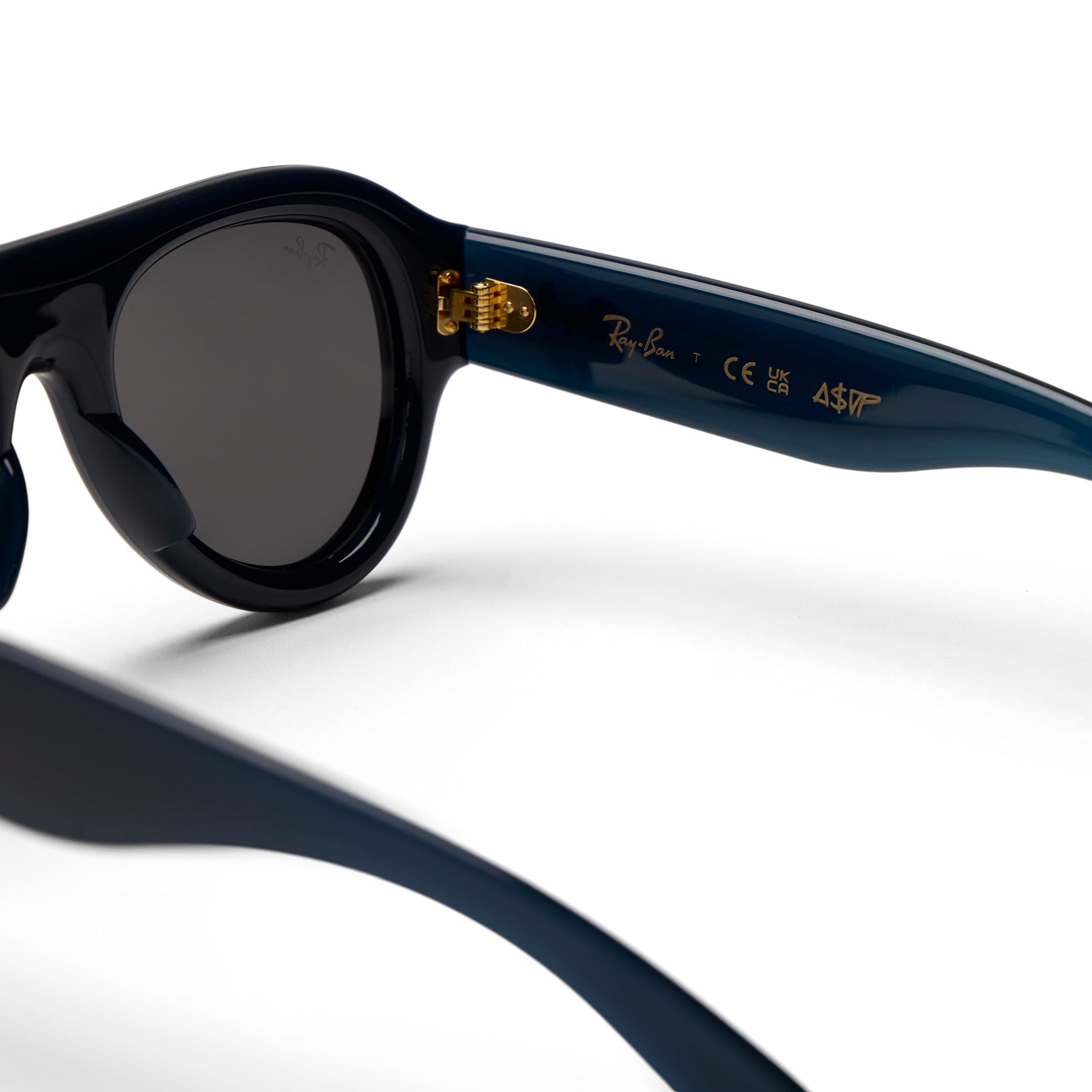 A$AP Rocky x Ray-Ban Aviator Puffer (Transparent Blue/Dark Grey)
