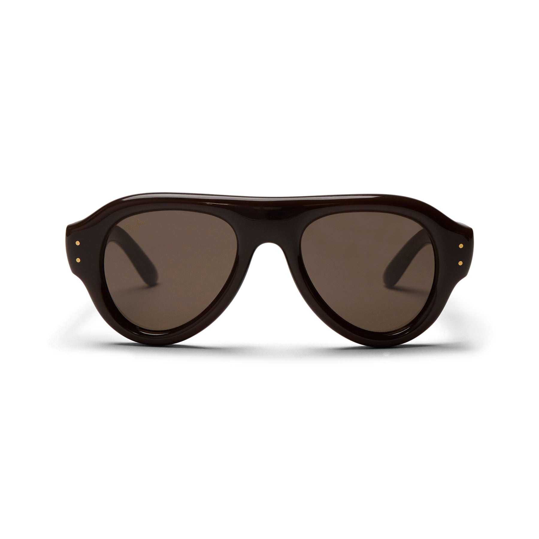 A$AP Rocky x Ray-Ban Aviator Puffer (Transparent Brown/Dark Brown)