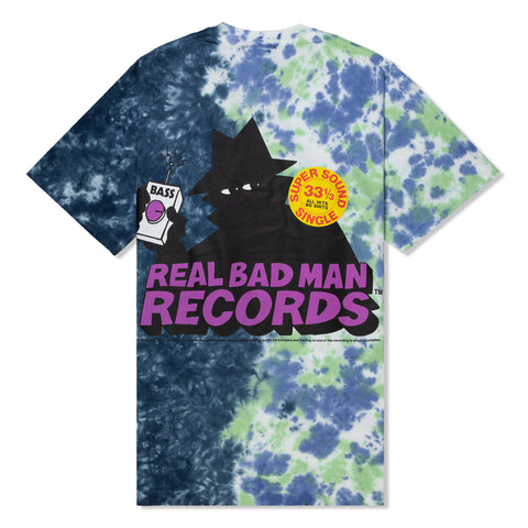 Real Bad Man RBM Records Short Sleeve Tee (Blue Corral)