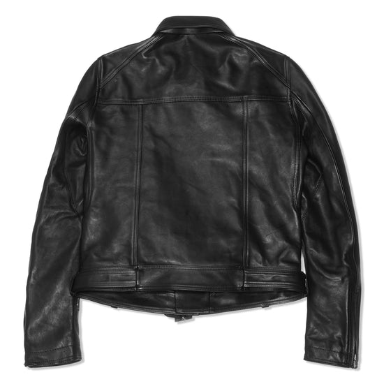 Rick Owens Lukes Stooges Leather Jacket (Black)