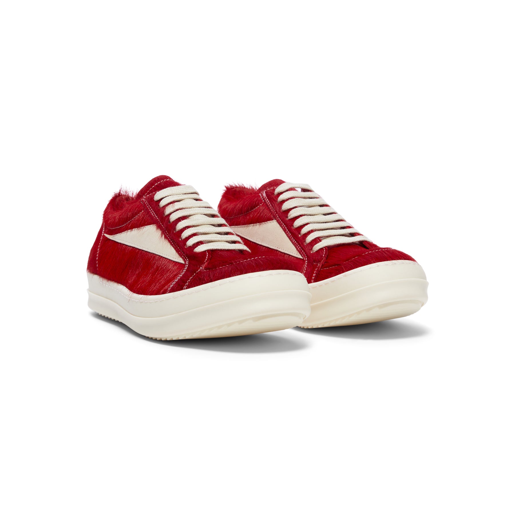 Rick Owens Vintage Sneakers (Cardinal Red/Milk) β CNCPTS