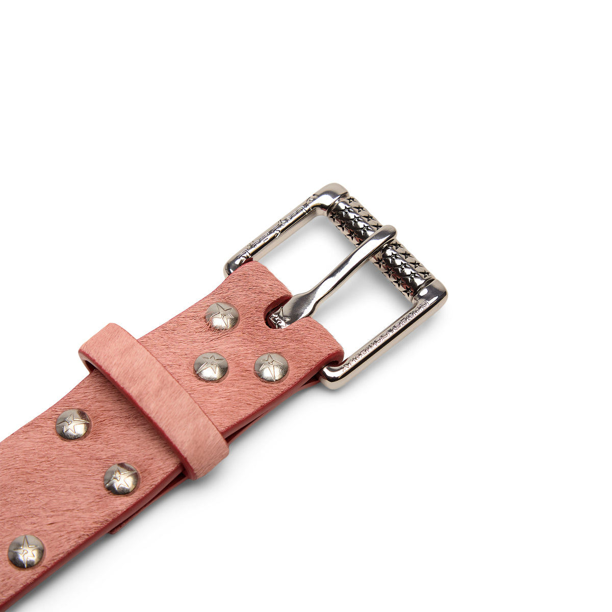 Carpet Company Pony Hair Studded Belt (Pony)