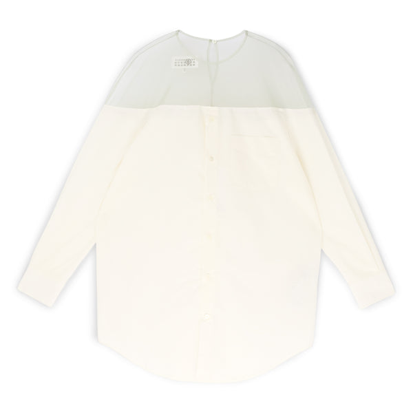 MM6 Maison Margiela Long-Sleeved Shirt (Off White) – CNCPTS