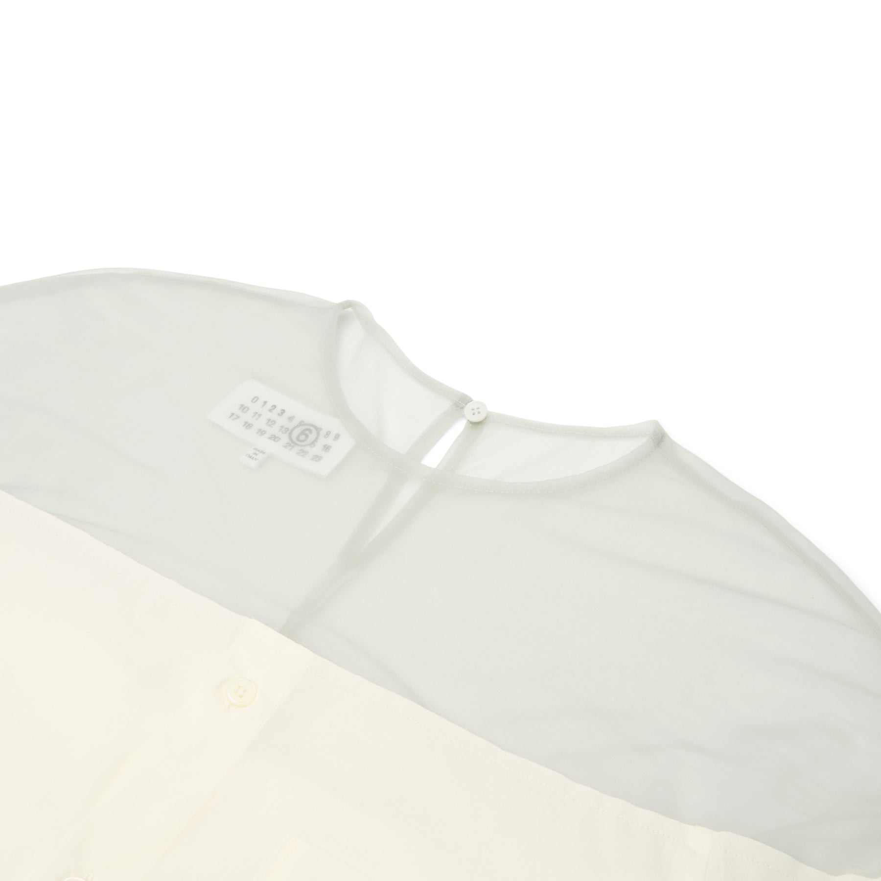 MM6 Maison Margiela Long-Sleeved Shirt (Off White) – CNCPTS
