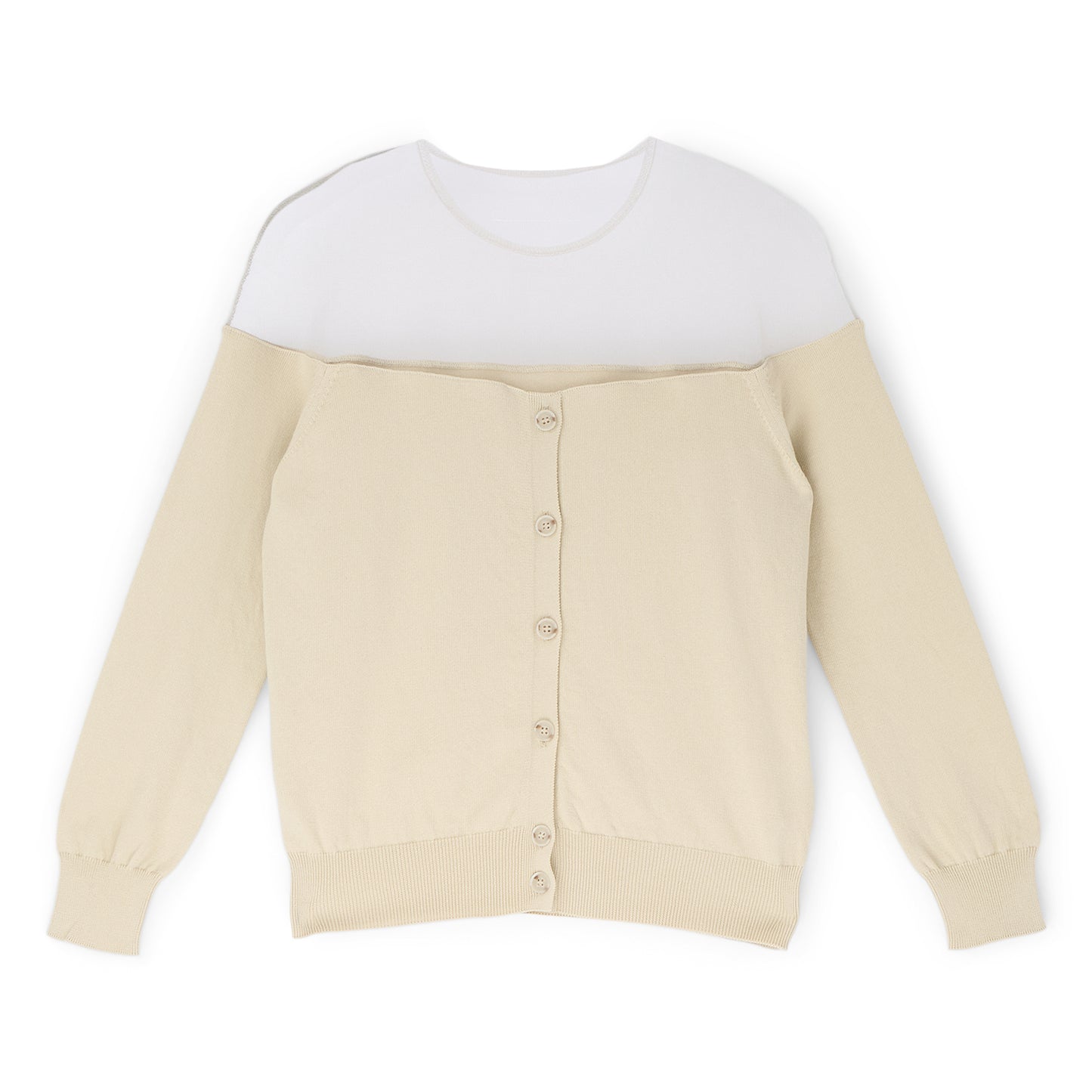 MM6 Maison Margiela Cardigan (Beige)