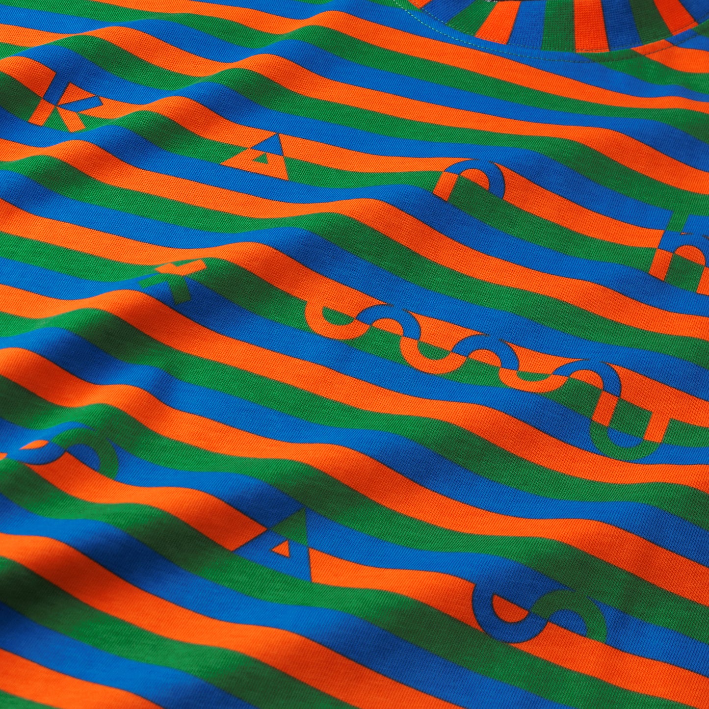 Karhu x Sasu Kauppi Tricolore Striped T-Shirt (Princess Blue/Amazon)