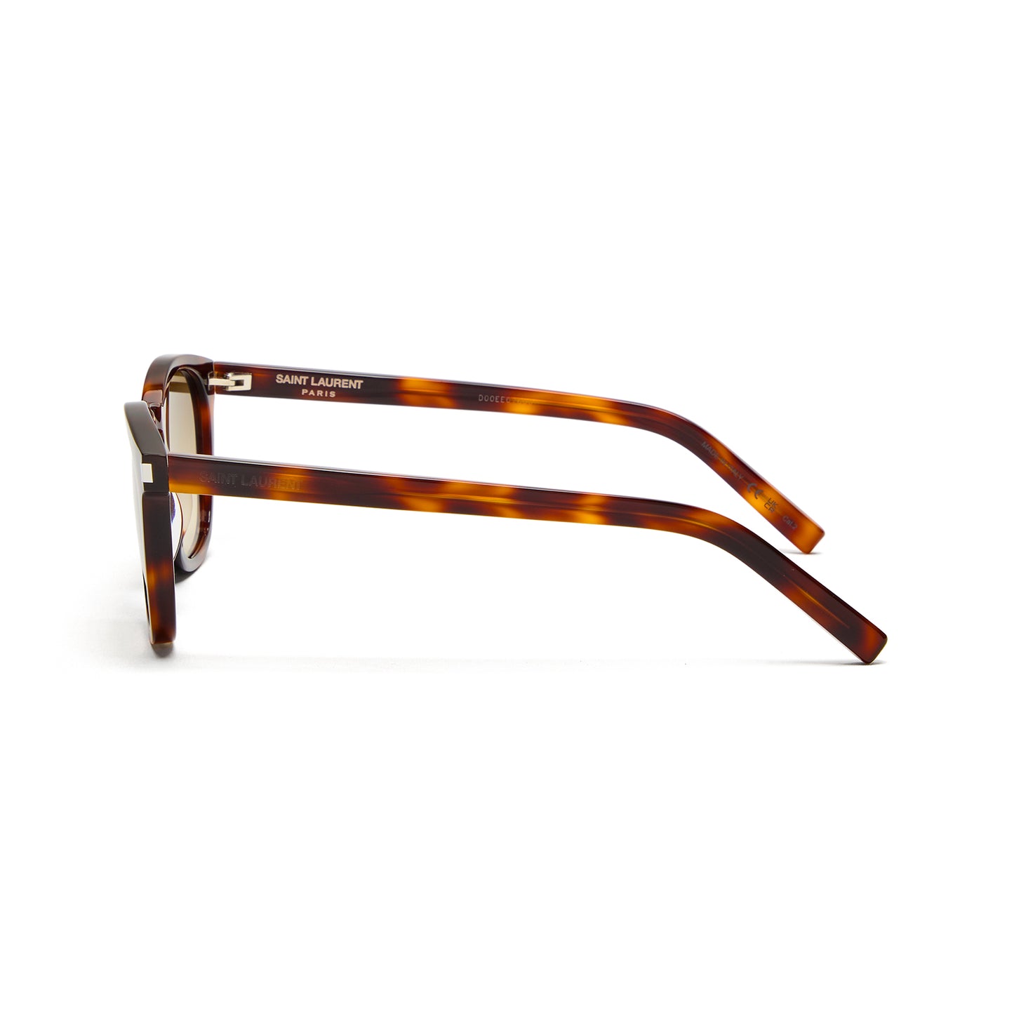 Saint Laurent Thin-rimmed Sunglasses (Havana/Brown)