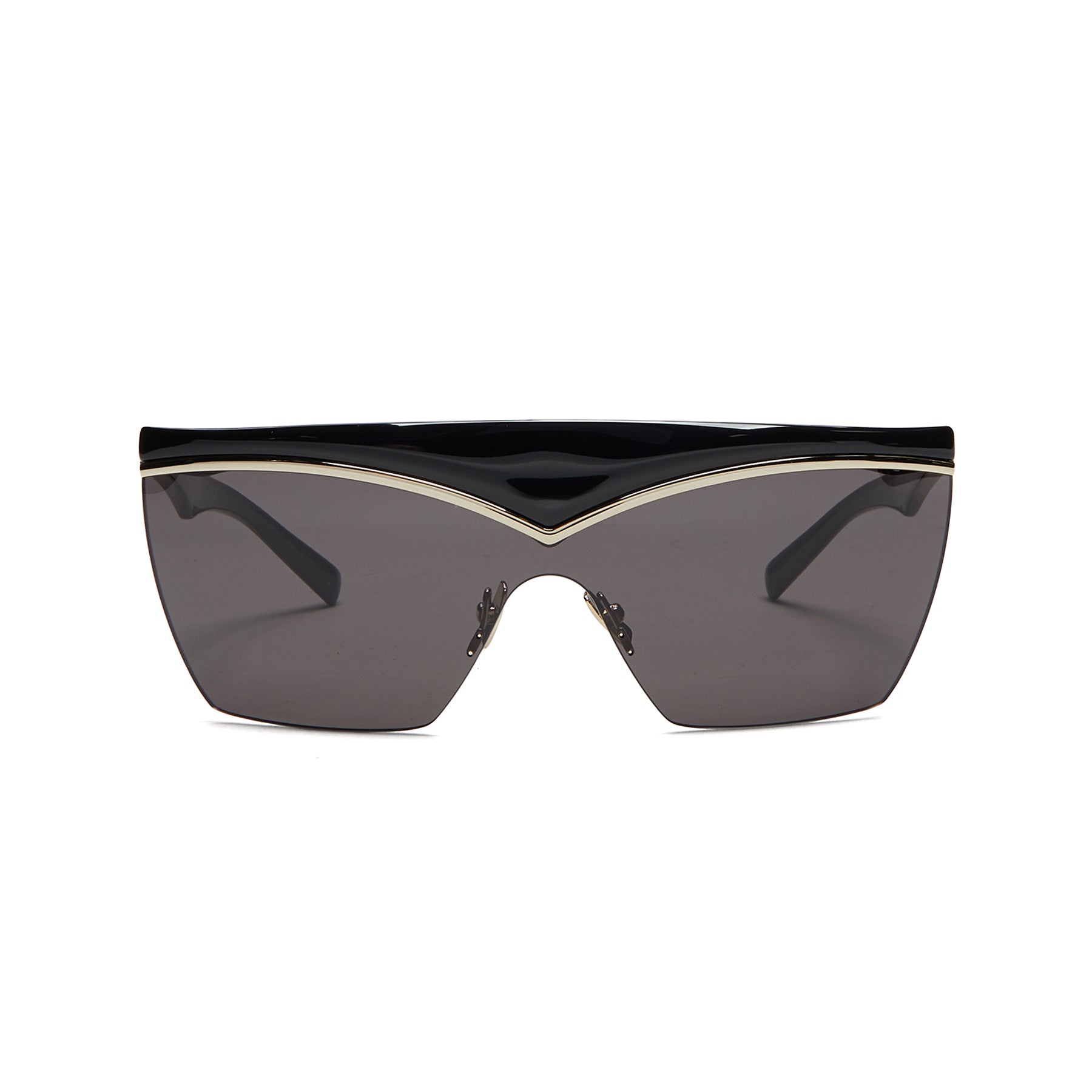 Saint Laurent 614 Mask Shield Sunglasses (Black) – Concepts