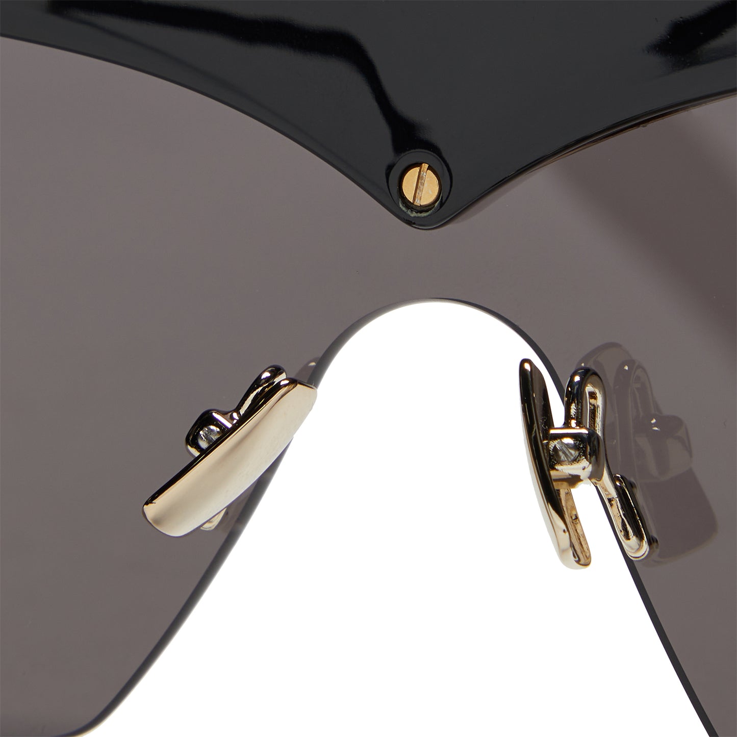 Saint Laurent 614 Mask Shield Sunglasses (Black)