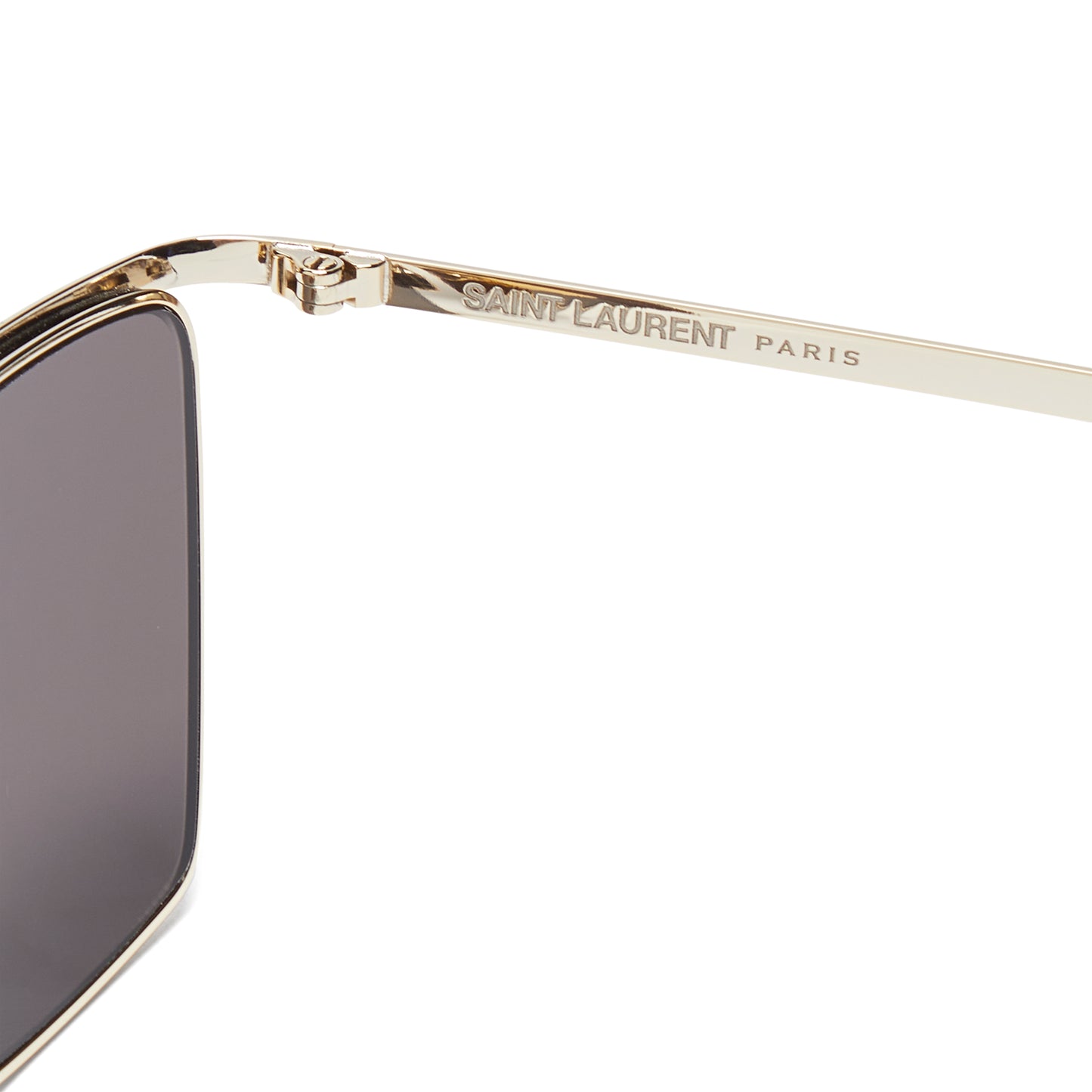 Saint Laurent Metal Cat Eye Sunglasses (Gold/Black)