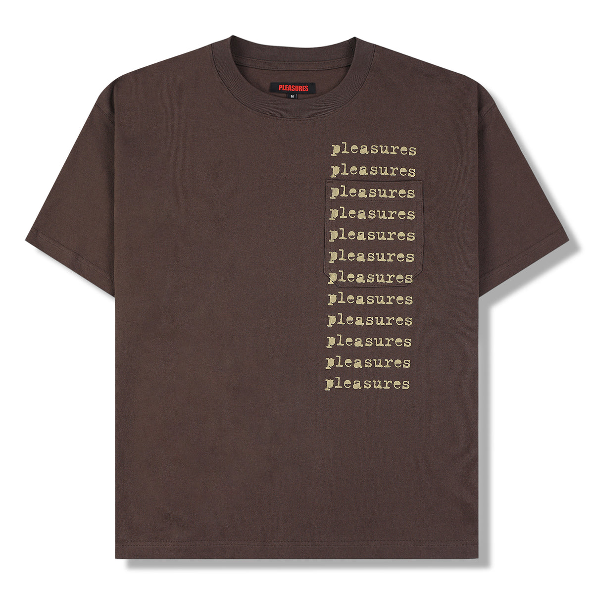 Pleasures Slip Heavyweight Pocket Shirt (Brown)