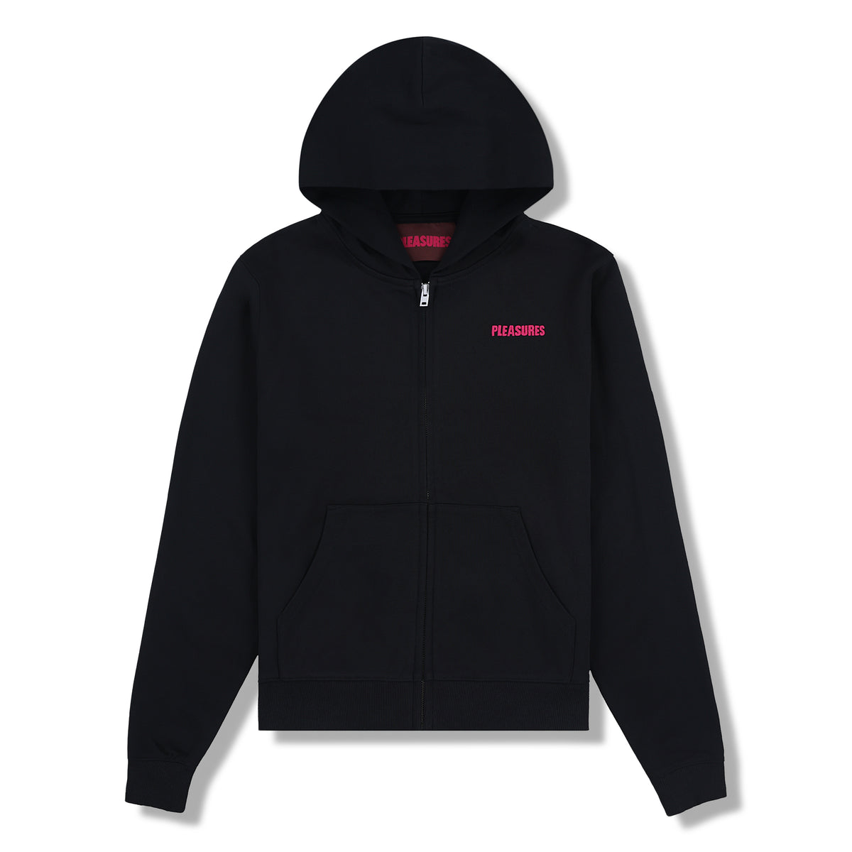 Pleasures Spiders Fitted Zip Hoodie (Black)