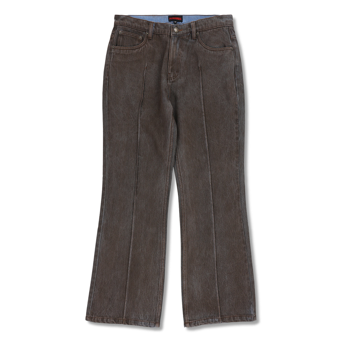 Pleasures Spray Bootcut Jeans (Brown)