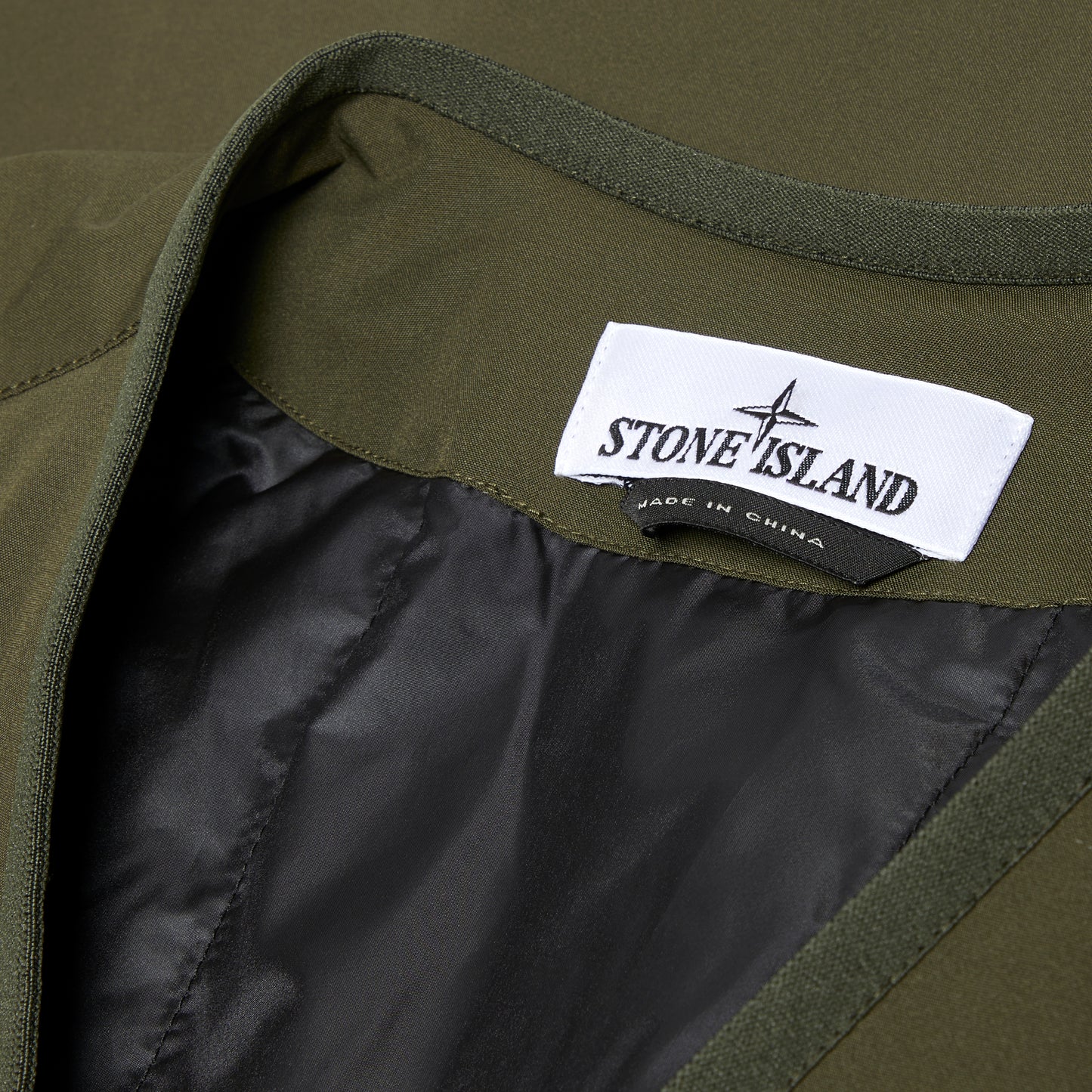 Stone Island Soft Shell Jacket (Olive Green)