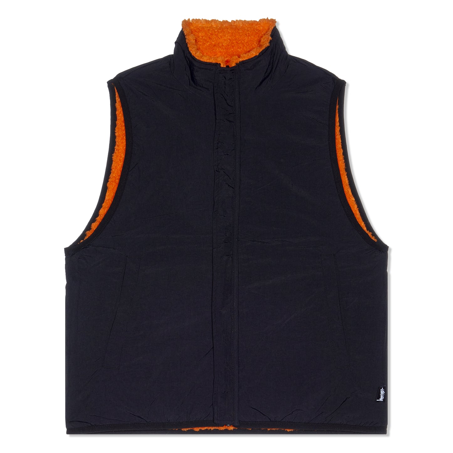 Stussy Serpa Reversible Vest (Tangerine)