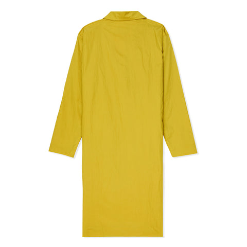 Stussy Womens Long Light Nylon Coat (Mustard)