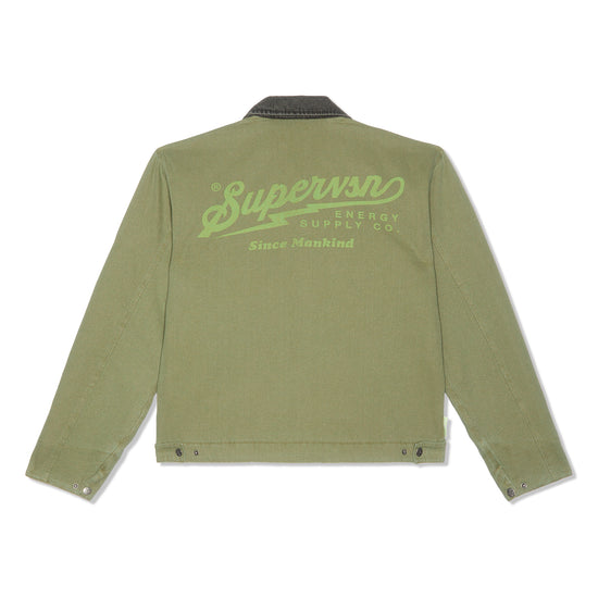 Supervsn Studios Canvas Work Jacket (Green)