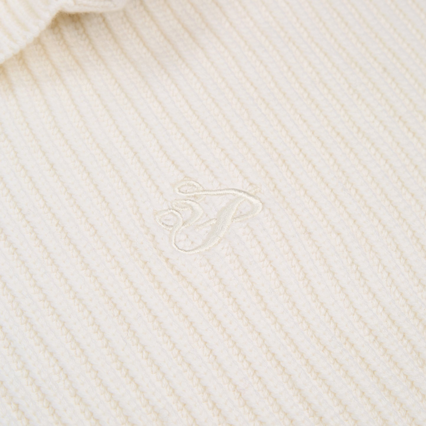 3.Paradis Pillow Neck Knit Sweater (Truewhite)