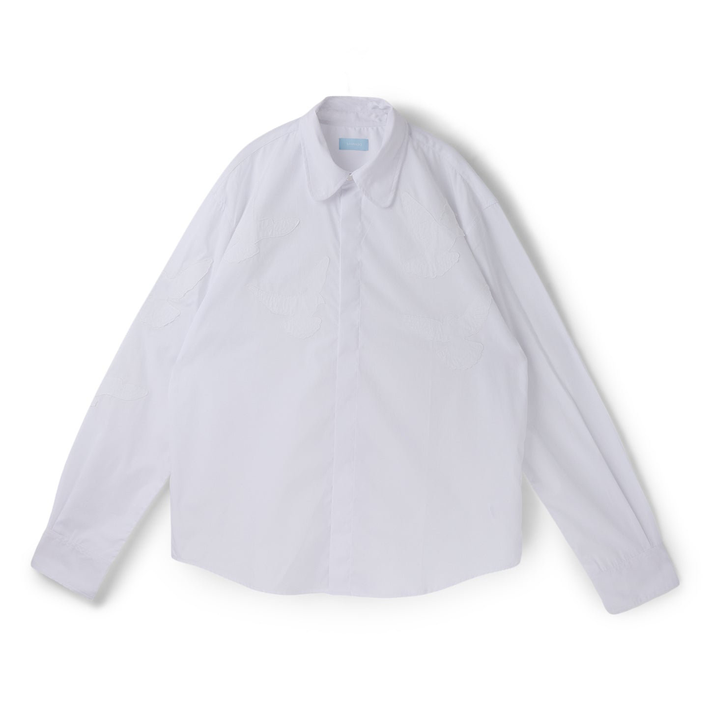 3.Paradis Flying Dove LS Shirt (White&blue)