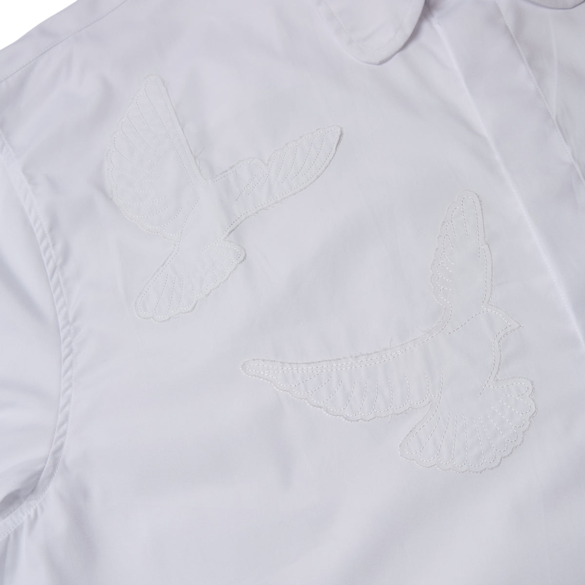 3.Paradis Flying Dove LS Shirt (White&blue)