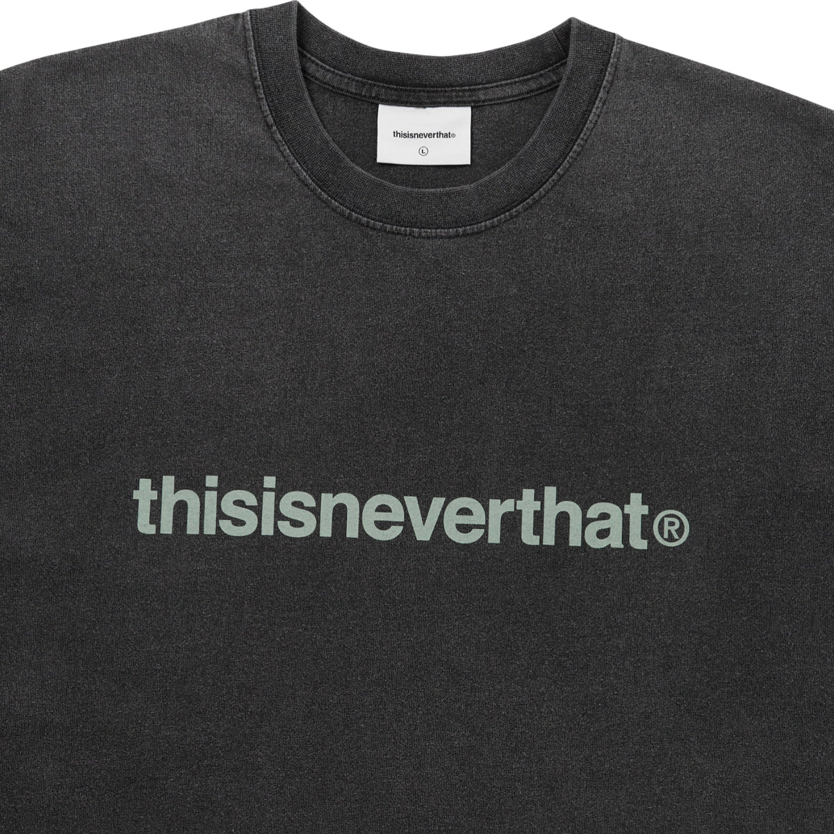 thisisneverthat T-Logo L/S Tee (Washed Black)