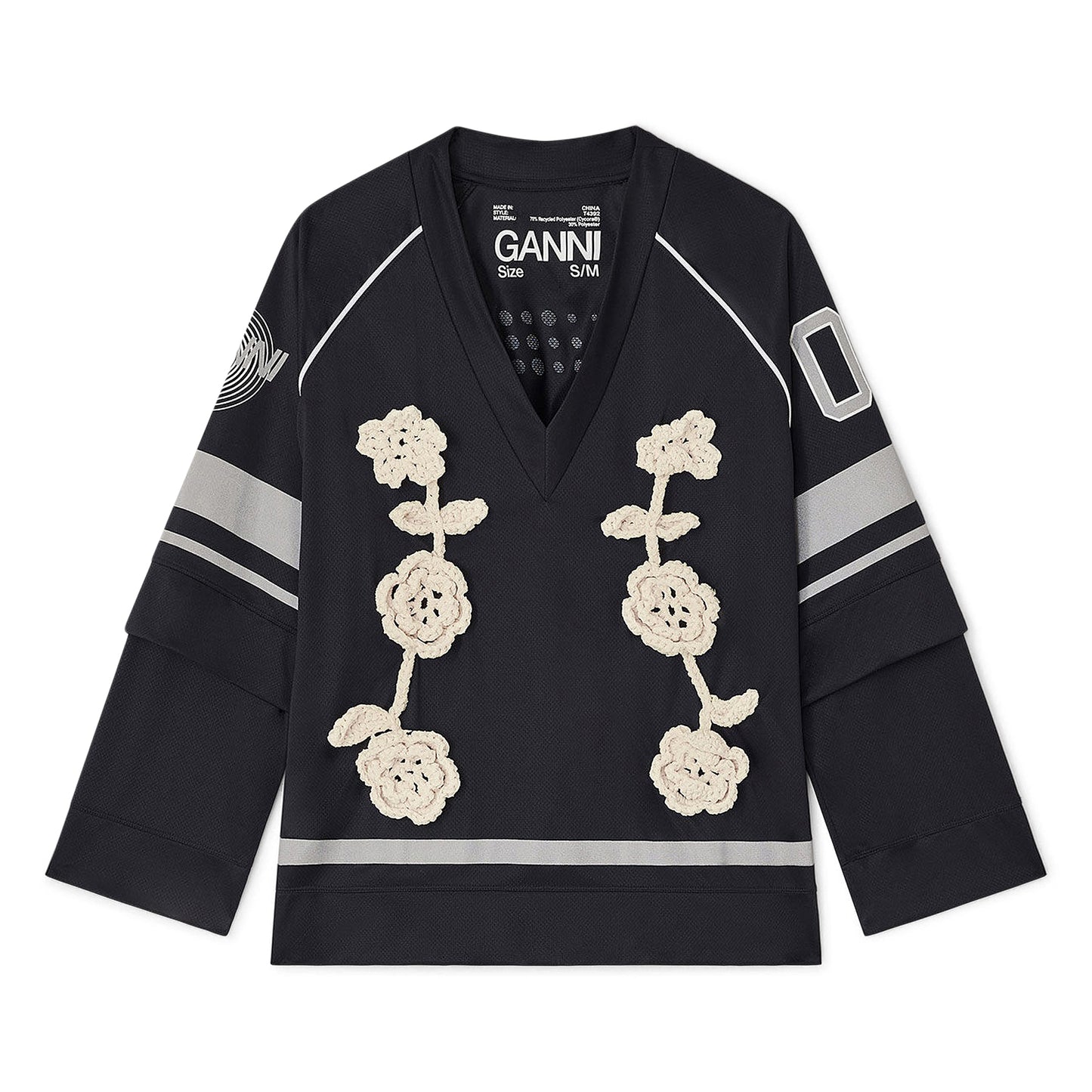 GANNI League Long Sleeve (Black)