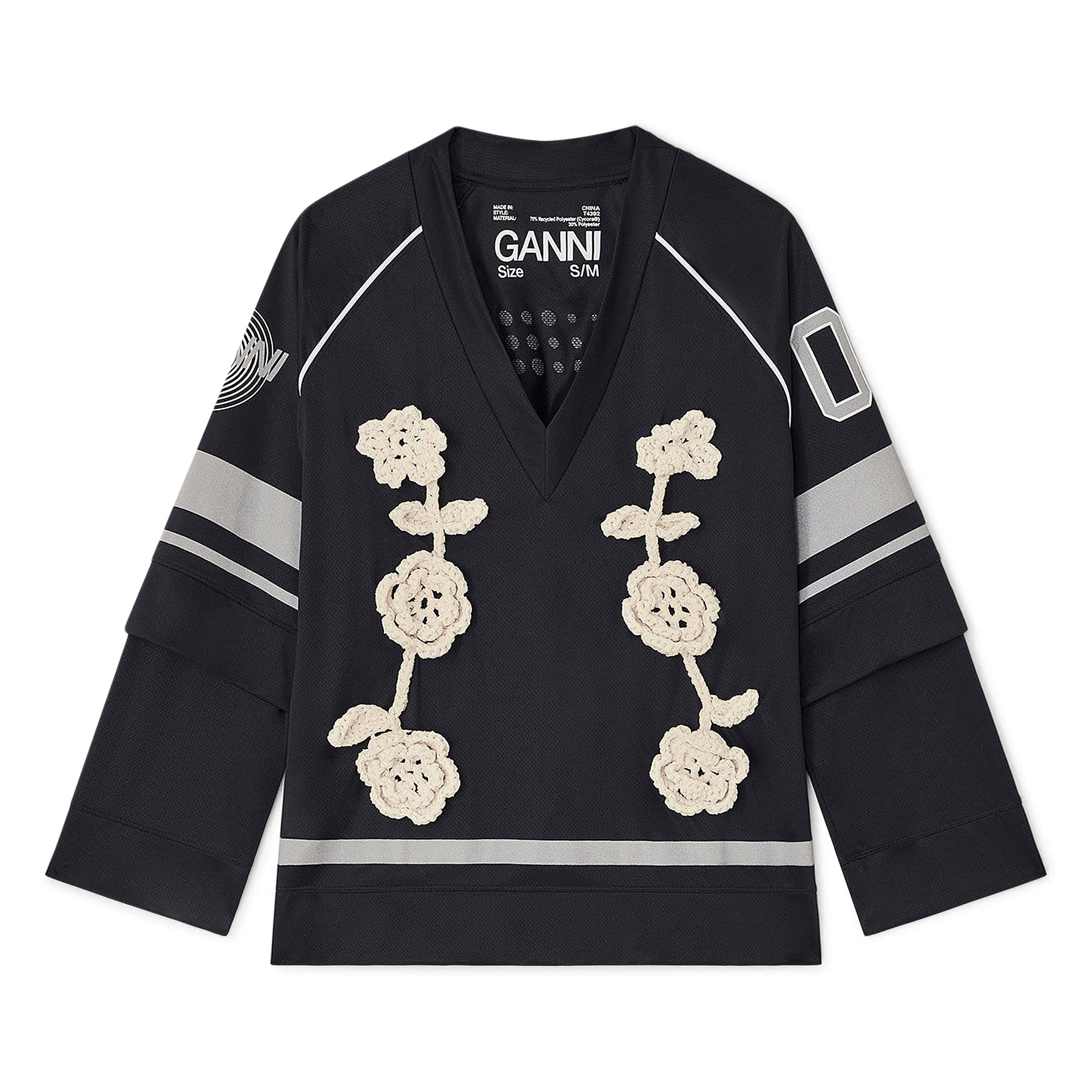 GANNI League Long Sleeve (Black)
