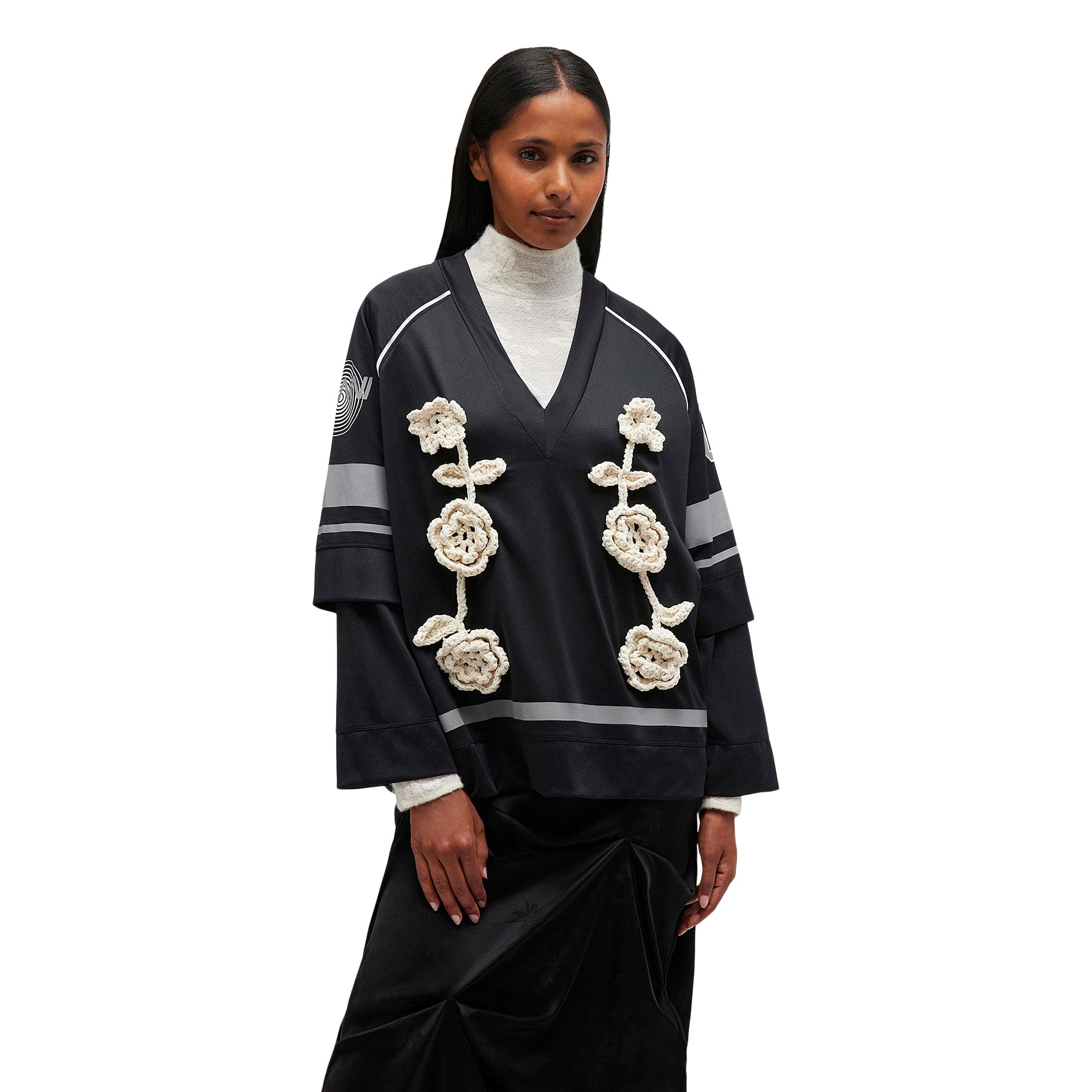 GANNI League Long Sleeve (Black)