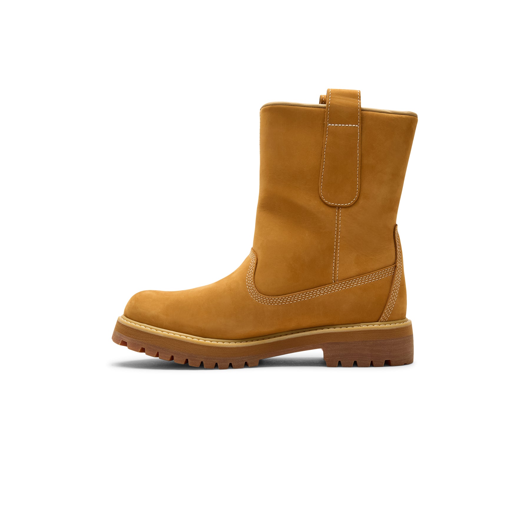 Timberland Mid Pull-On Boot (Wheat Nubuck)